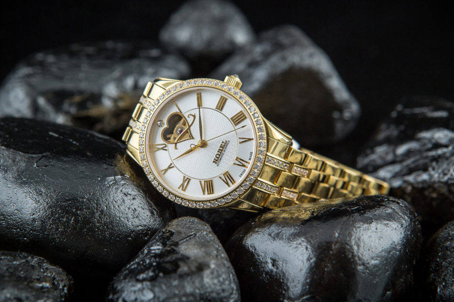 đồng hồ vàng 18K nữ Nobel