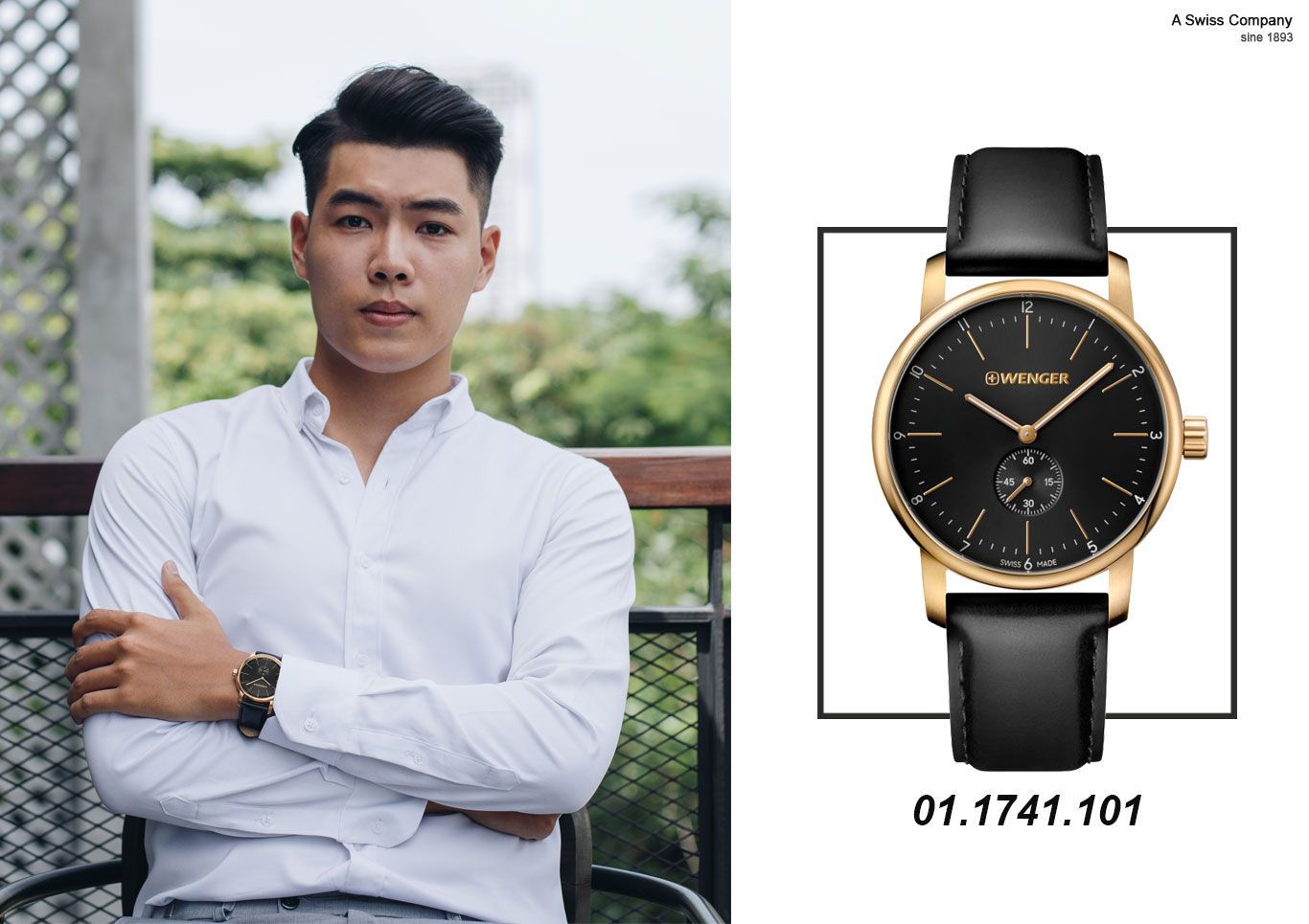 Đồng hồ Wenger 01.1741.101 7 01.1021.119 1