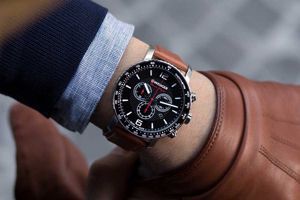 đồng hồ chính hãng dây da