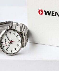 đồng hồ dây kim loại wenger