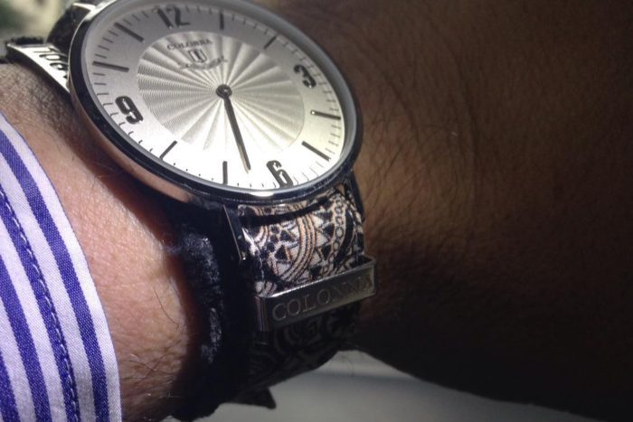 đồng hồ dây vải nam Colonna