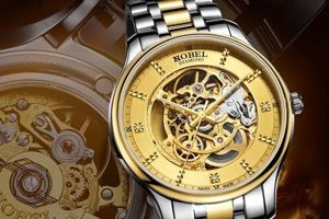 Chất liệu đồng hồ Nobel mạ vàng