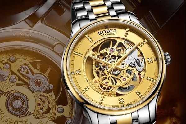 Chất liệu đồng hồ Nobel mạ vàng