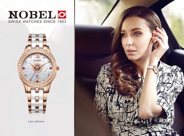 đồng hồ nữ dây kim loại