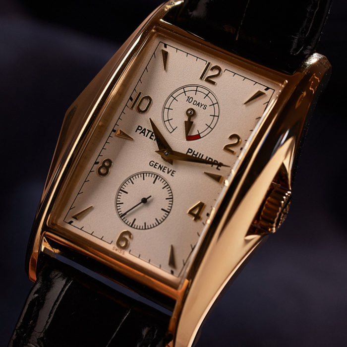 Cận cảnh đồng hồ Patek Philippe mặt vuông
