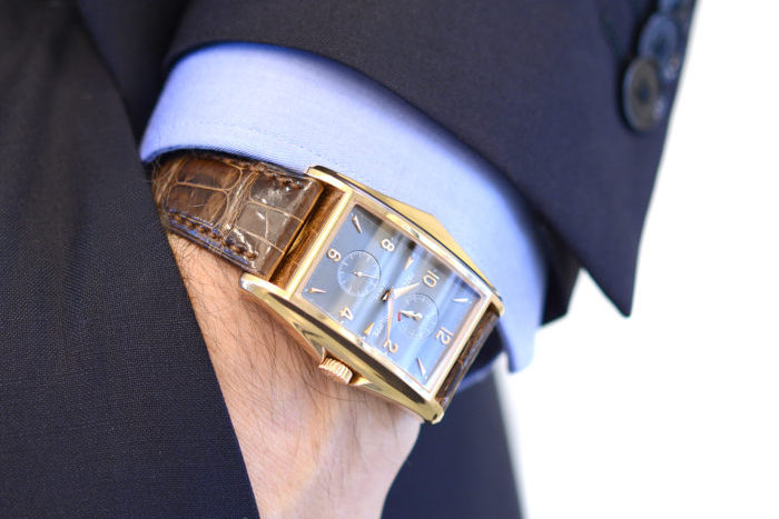 Đồng hồ Patek Philippe mặt vuông thiết kế tourbillon