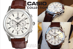 đồng hồ dây da Casio