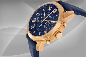 Đồng hồ Fossil nam dây da FS4835-4