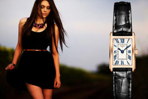 Đồng hồ longines dây da