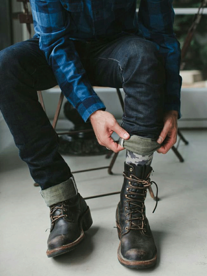 giầy thời trang phong cách quân đội