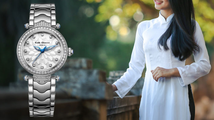 đồng hồ nữ dây kim loại