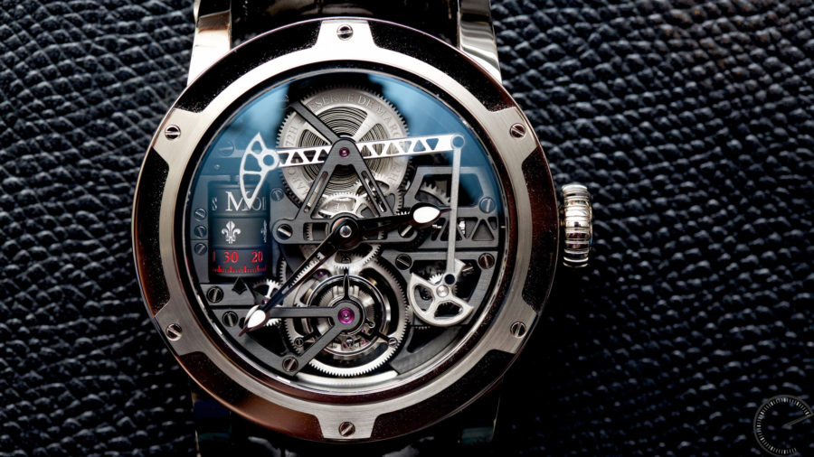 Chủ nhân giải thưởng Thiết kế đẹp nhất 2017: Louis Moinet Black Gold Derrick 5 đồng hồ louis moinet black gold derrick 4