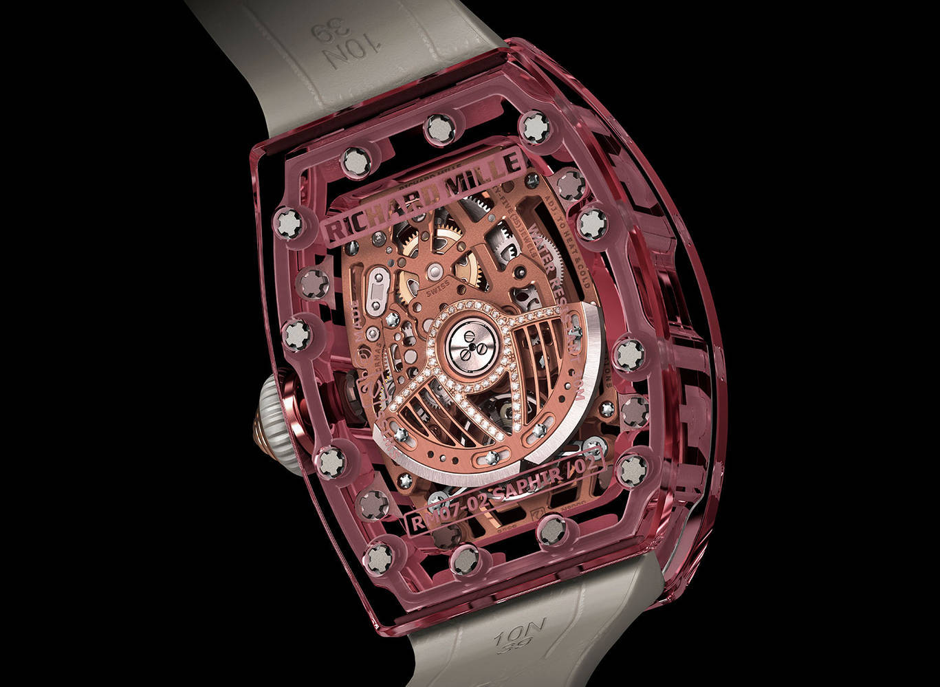 dong ho richard mille sapphire hong 6