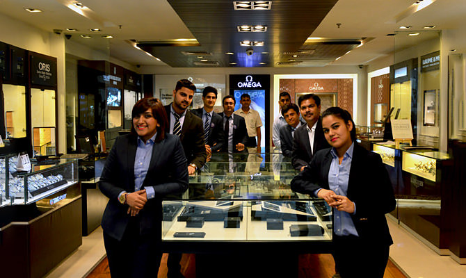 cửa hàng đồng hồ Thụy Sỹ chính hãng