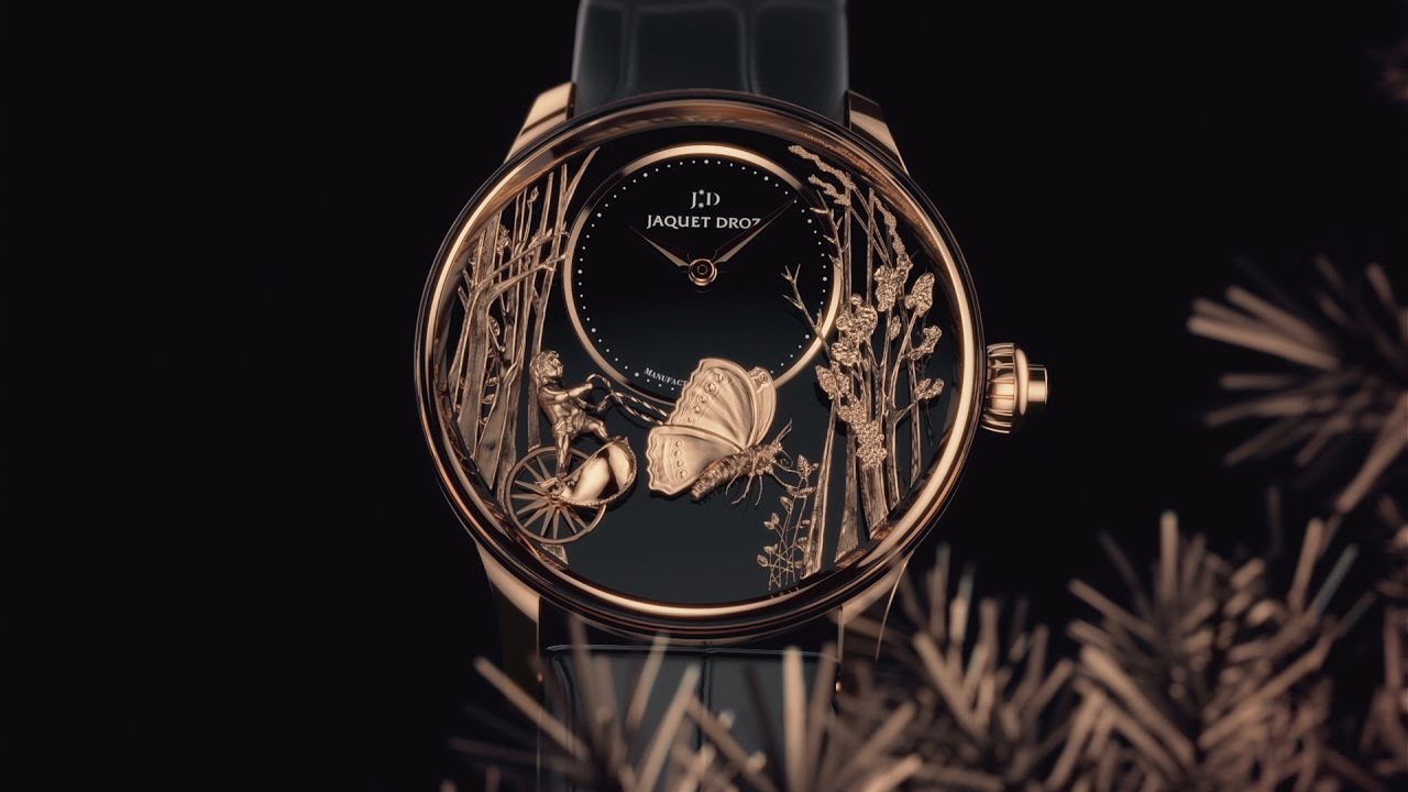 Cận cảnh Jaquet Droz Butterfly Automaton