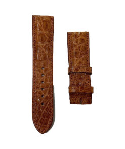 Dây Đồng Hồ Da Cá Sấu Thật Màu Nâu Size 20 - 22MM - CS004Dây Đồng Hồ Da Cá Sấu Thật Màu Nâu Size 20 - 22MM - CS004
