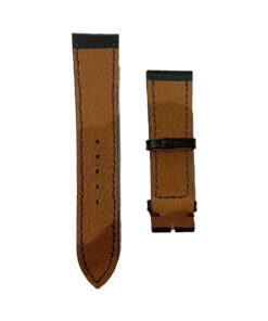 Dây Đồng Hồ Da Bò Thật Màu Đen Size 20 - 22MM - BN009