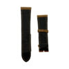 Dây Đồng Hồ Da Bò Thật Màu Đen Chỉ Vàng Size 20 - 22MM - BN006