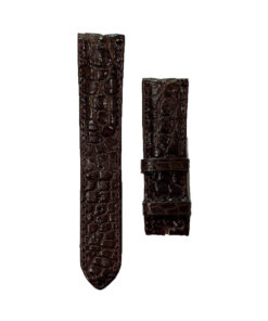 Dây Đồng Hồ Da Cá Sấu Thật Màu Nâu Size 20 - 22MM - CS007Dây Đồng Hồ Da Cá Sấu Thật Màu Nâu Size 20 - 22MM - CS007