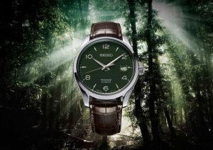 seiko presage green enamel dial limited edition watch 1