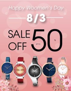 Đồng hồ nữ đẹp - quà tặng ý nghĩa dịp 8/3
