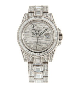 Rolex White Gold GMT-Master II Ice 116769 TBR Diamond - Gold Bracelet 40Rolex White Gold GMT-Master II Ice 116769 TBR Gold Bracelet 40