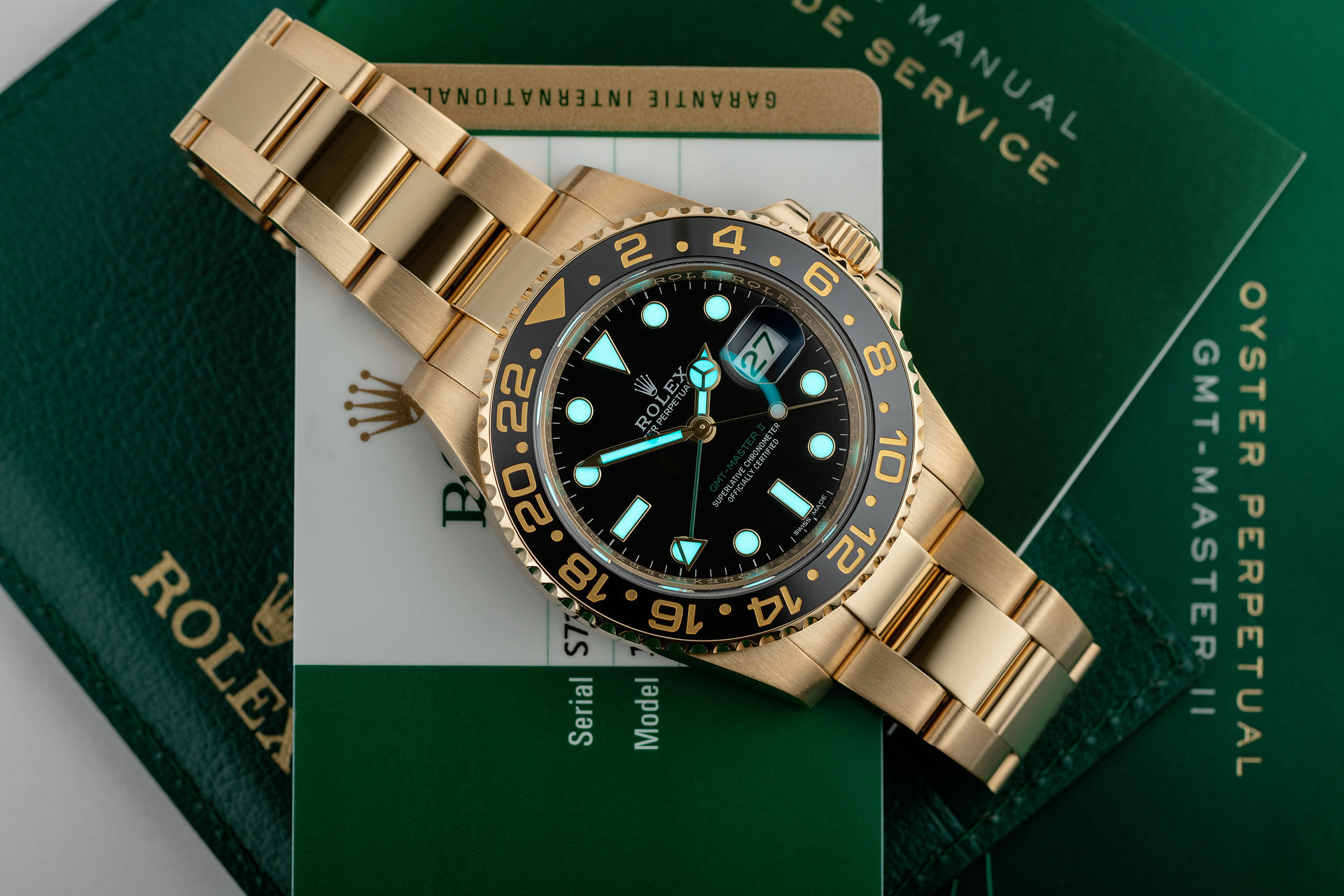 Rolex Oyster Perpetual GMT-Master II 116718 bk