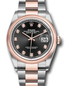 Đồng Hồ Rolex 126201 bkdo Datejust 36 Steel and Pink Gold - Domed Bezel - OysterĐồng Hồ Rolex 126201 bkdo Datejust 36 Steel and Pink Gold - Domed Bezel - Oyster