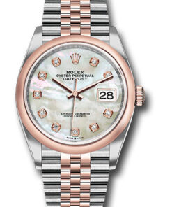 Đồng Hồ Rolex 126201 mdj - Datejust 36 Steel and Pink Gold - Domed Bezel - JubileeĐồng Hồ Rolex 126201 mdj - Datejust 36 Steel and Pink Gold - Domed Bezel - Jubilee