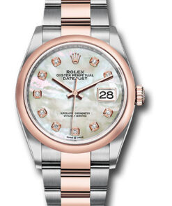 Đồng Hồ Rolex 126201 mdo Datejust 36 Steel and Pink Gold - Domed Bezel - OysterĐồng Hồ Rolex 126201 mdo Datejust 36 Steel and Pink Gold - Domed Bezel - Oyster