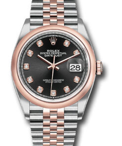 Đồng Hồ Rolex 126201 bkdj - Datejust 36 Steel and Pink Gold - Domed Bezel - JubileeĐồng Hồ Rolex 126201 bkdj - Datejust 36 Steel and Pink Gold - Domed Bezel - Jubilee