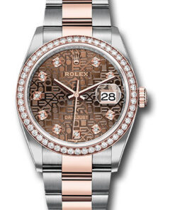 Đồng Hồ Rolex 126281RBR chojdo - Datejust 36 Steel and Pink Gold - Diamond Bezel - OysterĐồng Hồ Rolex 126281RBR chojdo - Datejust 36 Steel and Pink Gold - Diamond Bezel - Oyster