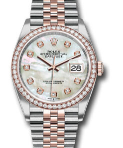 Đồng Hồ Rolex 126281RBR mdj - Datejust 36 Steel and Pink Gold - Diamond Bezel - JubileeĐồng Hồ Rolex 126281RBR mdj - Datejust 36 Steel and Pink Gold - Diamond Bezel - Jubilee