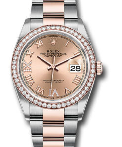 Đồng Hồ Rolex 126281RBR rdr69o - Datejust 36 Steel and Pink Gold - Diamond Bezel - OysterĐồng Hồ Rolex 126281RBR rdr69o - Datejust 36 Steel and Pink Gold - Diamond Bezel - Oyster