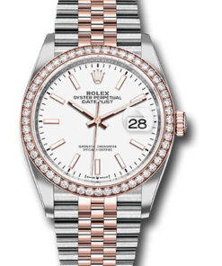 Đồng Hồ Rolex 126281RBR wij - Datejust 36 Steel and Pink Gold - Diamond Bezel - JubileeĐồng Hồ Rolex 126281RBR wij - Datejust 36 Steel and Pink Gold - Diamond Bezel - Jubilee