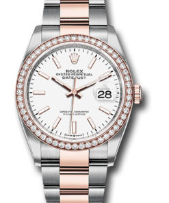Đồng Hồ Rolex 126281RBR wio - Datejust 36 Steel and Pink Gold - Diamond Bezel - OysterĐồng Hồ Rolex 126281RBR wio - Datejust 36 Steel and Pink Gold - Diamond Bezel - Oyster