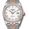 Đồng Hồ Rolex 126281RBR wrj - Datejust 36 Steel and Pink Gold - Diamond Bezel - Jubilee