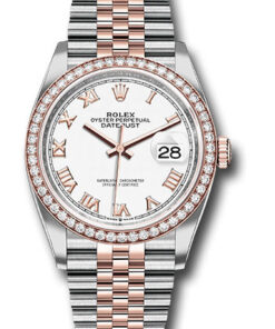 Đồng Hồ Rolex 126281RBR wrj - Datejust 36 Steel and Pink Gold - Diamond Bezel - JubileeĐồng Hồ Rolex 126281RBR wrj - Datejust 36 Steel and Pink Gold - Diamond Bezel - Jubilee