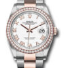 Đồng Hồ Rolex 126281RBR wro - Datejust 36 Steel and Pink Gold - Diamond Bezel - Oyster 2 Đồng Hồ Rolex 126281RBR wro - Datejust 36 Steel and Pink Gold - Diamond Bezel - Oyster