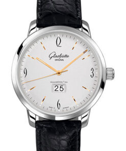 Glashutte Original 2-39-47-01-02-04 - Sixties Panorama Date Stainless Steel - Louisiana Alligator StrapGlashutte Original 2-39-47-01-02-04 - Glashutte Original Watches - Sixties Panorama Date Stainless Steel - Louisiana Alligator Strap