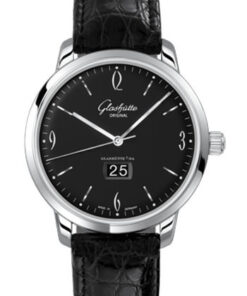 Glashutte Original 2-39-47-03-02-04 - Sixties Panorama Date Stainless Steel - Louisiana Alligator StrapGlashutte Original 2-39-47-03-02-04 - Glashutte Original Watches - Sixties Panorama Date Stainless Steel - Louisiana Alligator Strap