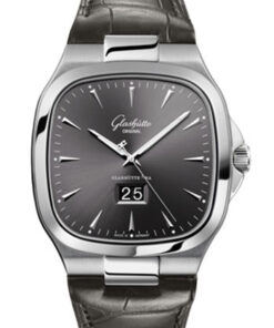 Glashutte Original 2-39-47-12-12-04 - Seventies Panorama Date Alligator Strap - Folding BuckleGlashutte Original 2-39-47-12-12-04 - Seventies Panorama Date Alligator Strap - Folding Buckle