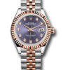 Đồng Hồ Rolex 279171 audj - Datejust Lady 28 Steel and Everose Gold - Fluted Bezel - Jubilee