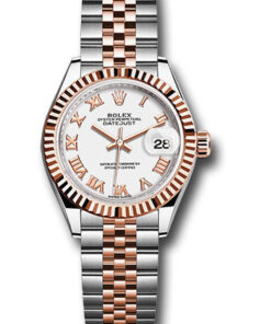 Đồng Hồ Rolex 279171 wrj - Datejust Lady 28 Steel and Everose Gold - Fluted Bezel - JubileeĐồng Hồ Rolex 279171 wrj - Datejust Lady 28 Steel and Everose Gold - Fluted Bezel - Jubilee