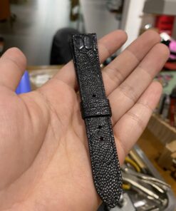 Dây đồng hồ da đà điểu màu đen size từ 20 - 22 - DD002Dây đồng hồ da đà điểu màu đen size từ 20 - 22 - DD002