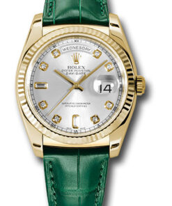 Đồng hồ Rolex 118138 sdl - Day-Date 36 Yellow Gold - Fluted Bezel - LeatherĐồng hồ Rolex 118138 sdl - Day-Date 36 Yellow Gold - Fluted Bezel - Leather