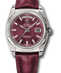 Đồng hồ Rolex 118139 chl - Day-Date 36 White Gold - Fluted Bezel - LeatherĐồng hồ Rolex 118139 chl - Day-Date 36 White Gold - Fluted Bezel - Leather