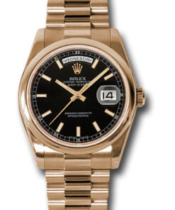 Đồng hồ Rolex 118205 bksp - Day-Date 36 Pink Gold - Domed Bezel - PresidentĐồng hồ Rolex 118205 bksp - Day-Date 36 Pink Gold - Domed Bezel - President