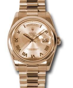 Đồng hồ Rolex 118205 chrp - Day-Date 36 Pink Gold - Domed Bezel - PresidentĐồng hồ Rolex 118205 chrp - Day-Date 36 Pink Gold - Domed Bezel - President