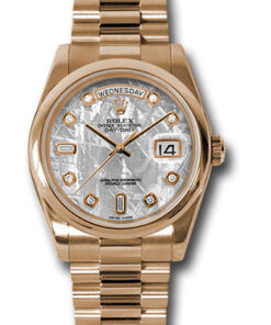 Đồng hồ Rolex 118205 mtdp - Day-Date 36 Pink Gold - Domed Bezel - PresidentĐồng hồ Rolex 118205 mtdp - Day-Date 36 Pink Gold - Domed Bezel - President